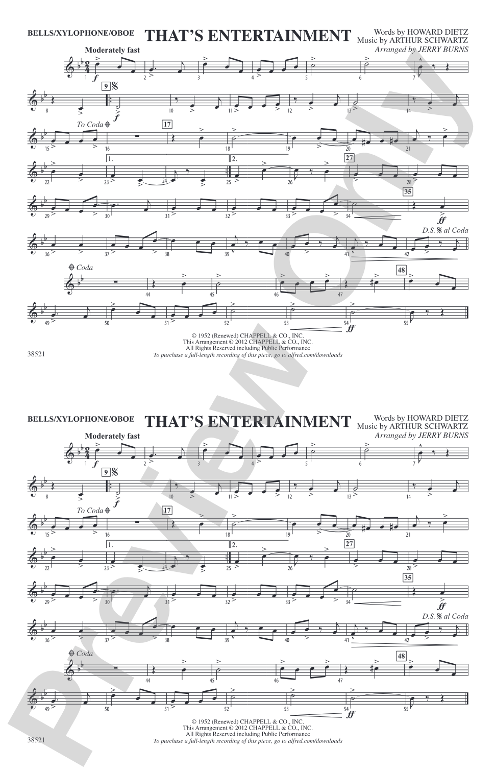 That's Entertainment: Bells/Xylophone/Oboe