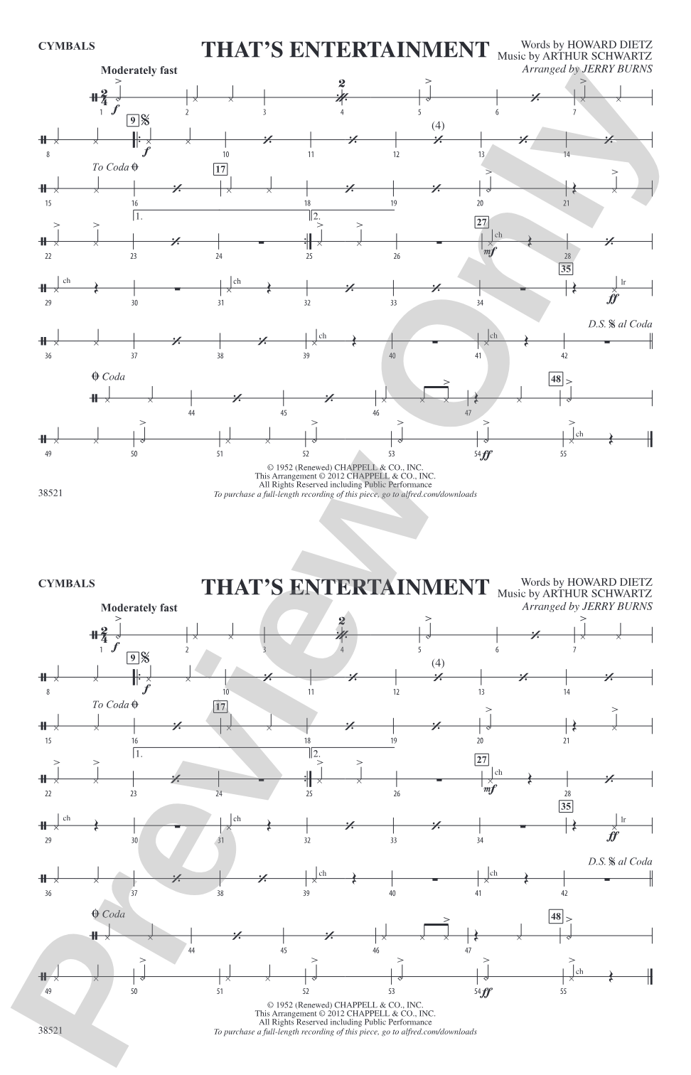 That's Entertainment: Cymbals