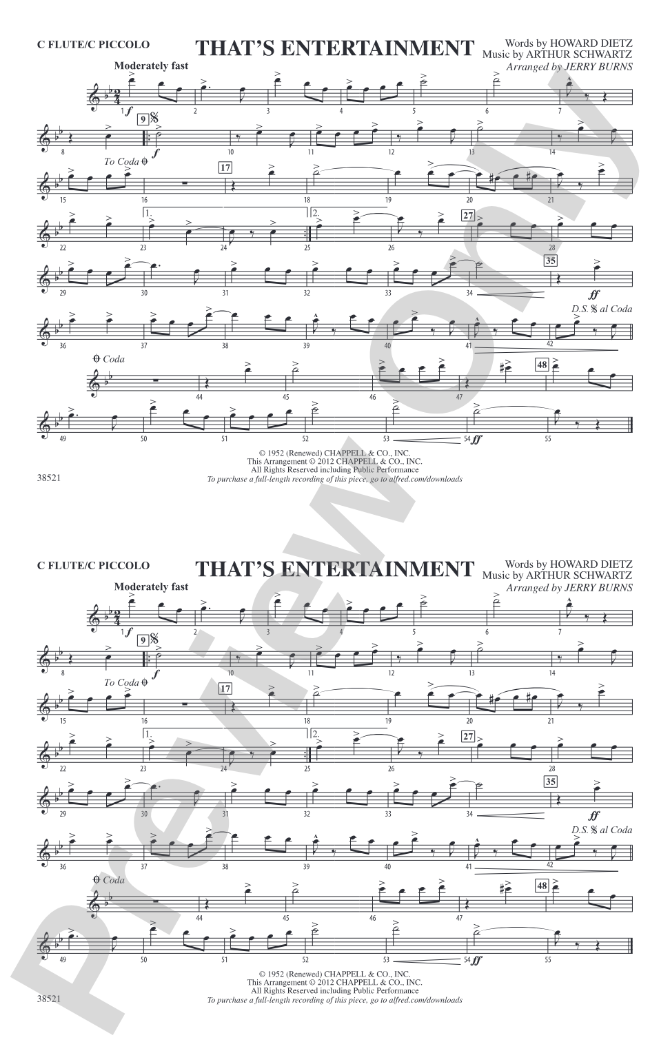 That's Entertainment: Flute