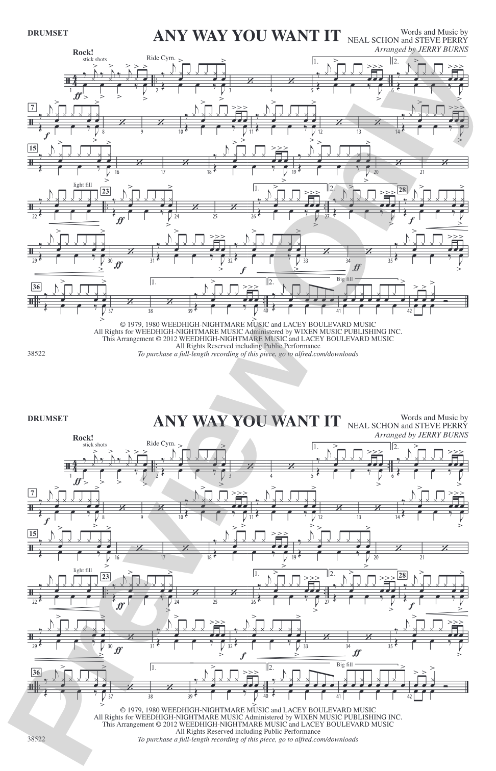 Any Way You Want It: Drumset