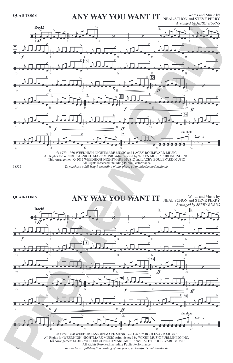 Any Way You Want It: Quad-Toms