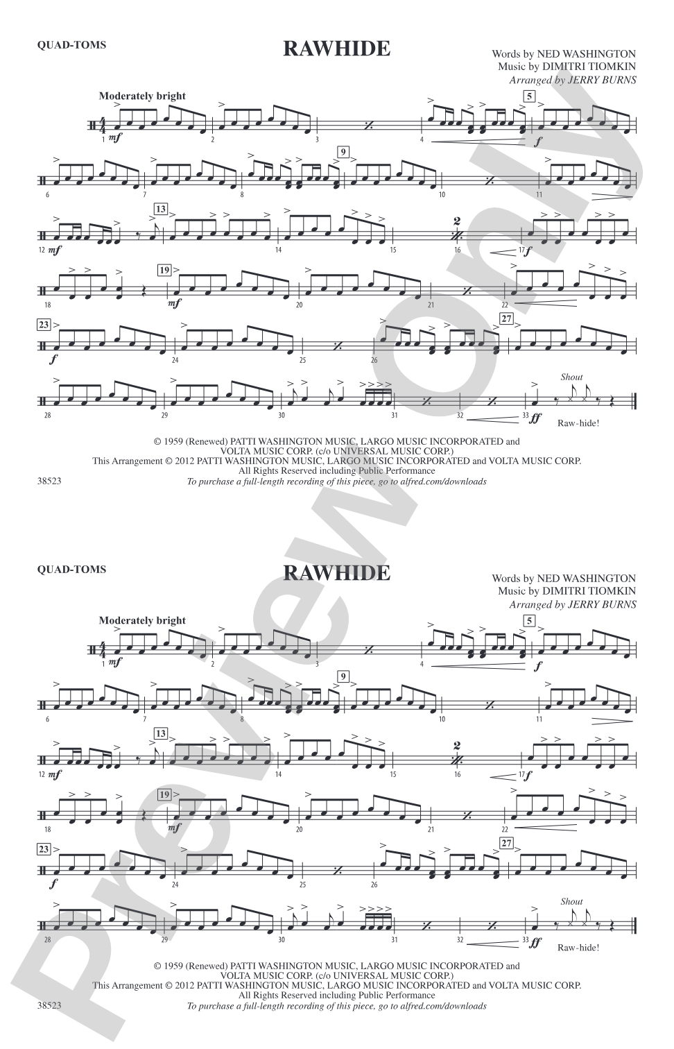 Rawhide: Quad-Toms