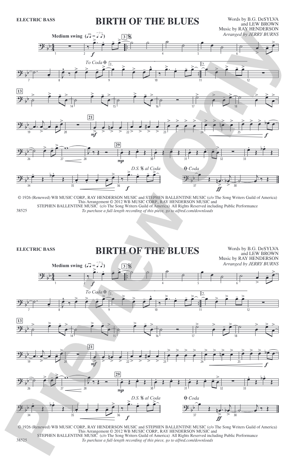 Birth of the Blues: Electric Bass