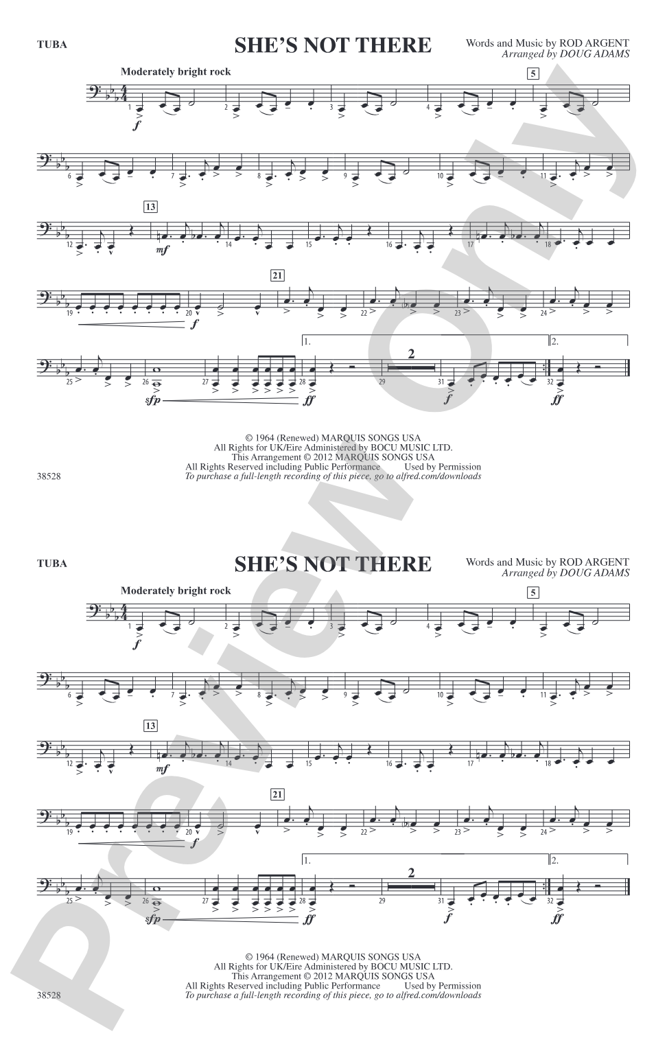 She's Not There: Tuba