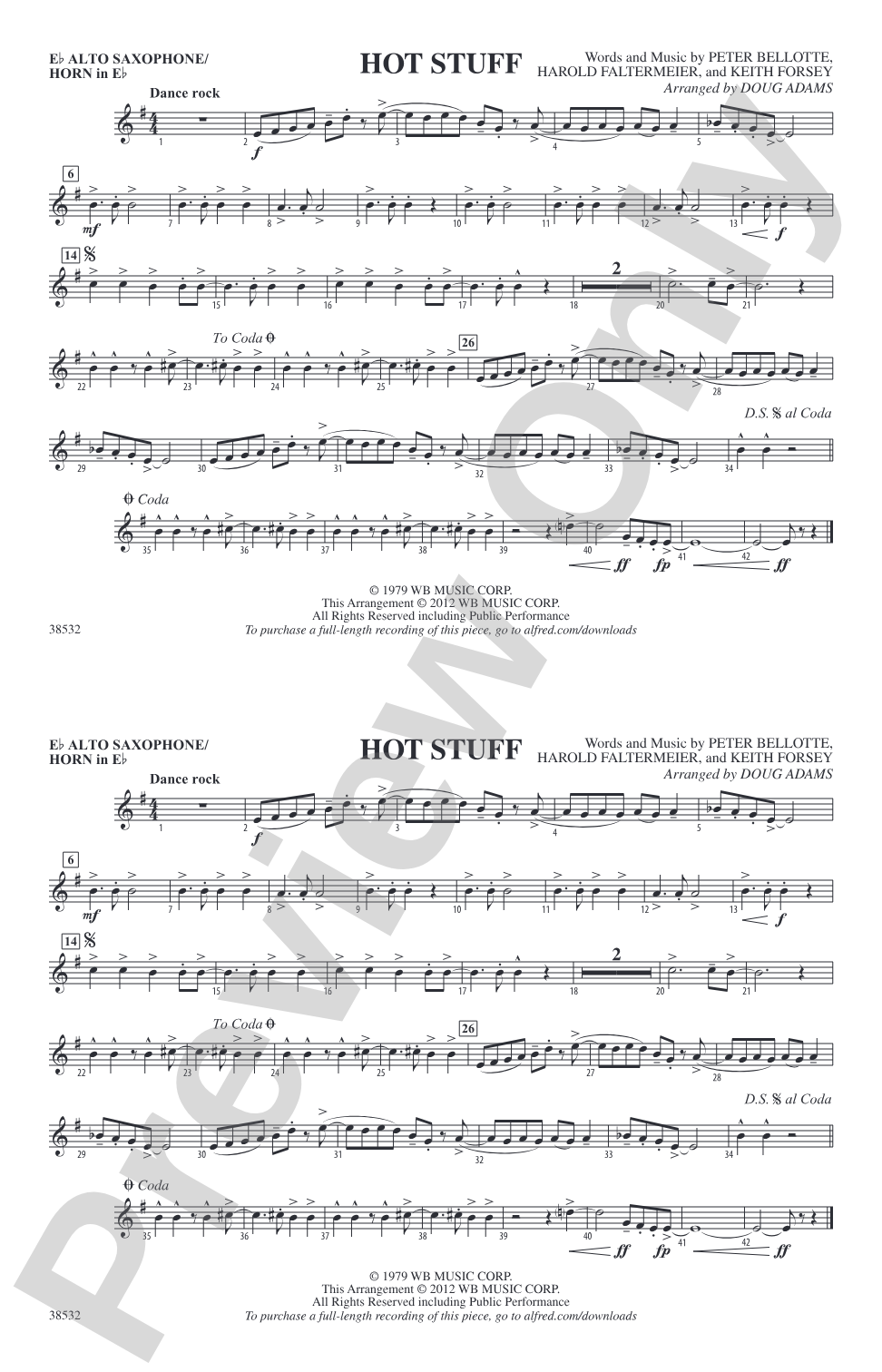 Hot Stuff: E-flat Alto Saxophone