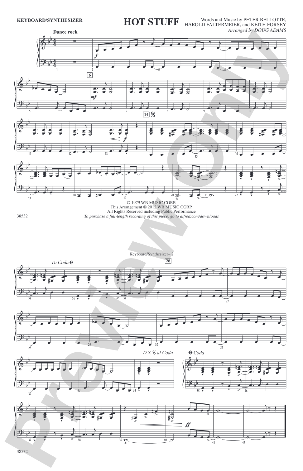 Hot Stuff: Keyboard/Synthesizer