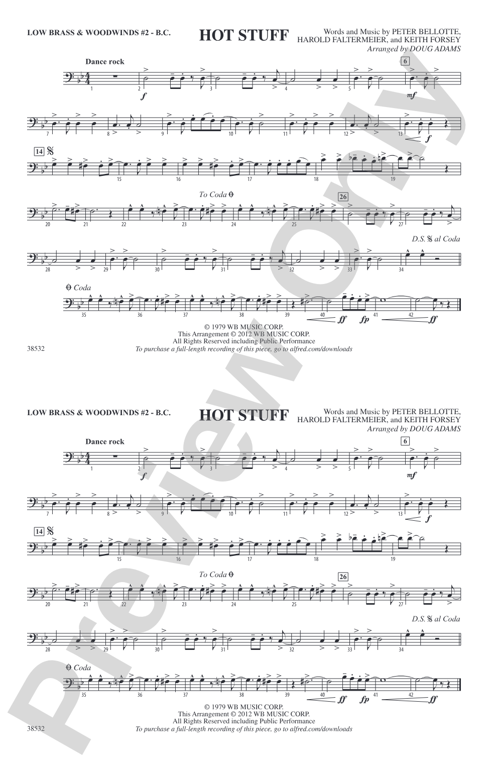 Hot Stuff: Low Brass & Woodwinds #2 - Bass Clef