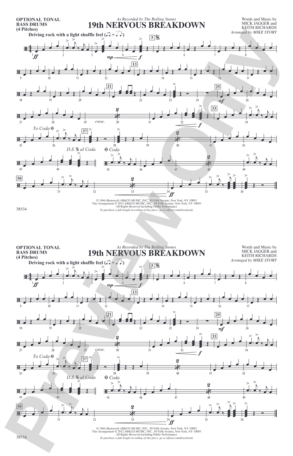 19th Nervous Breakdown: Tonal Bass Drum