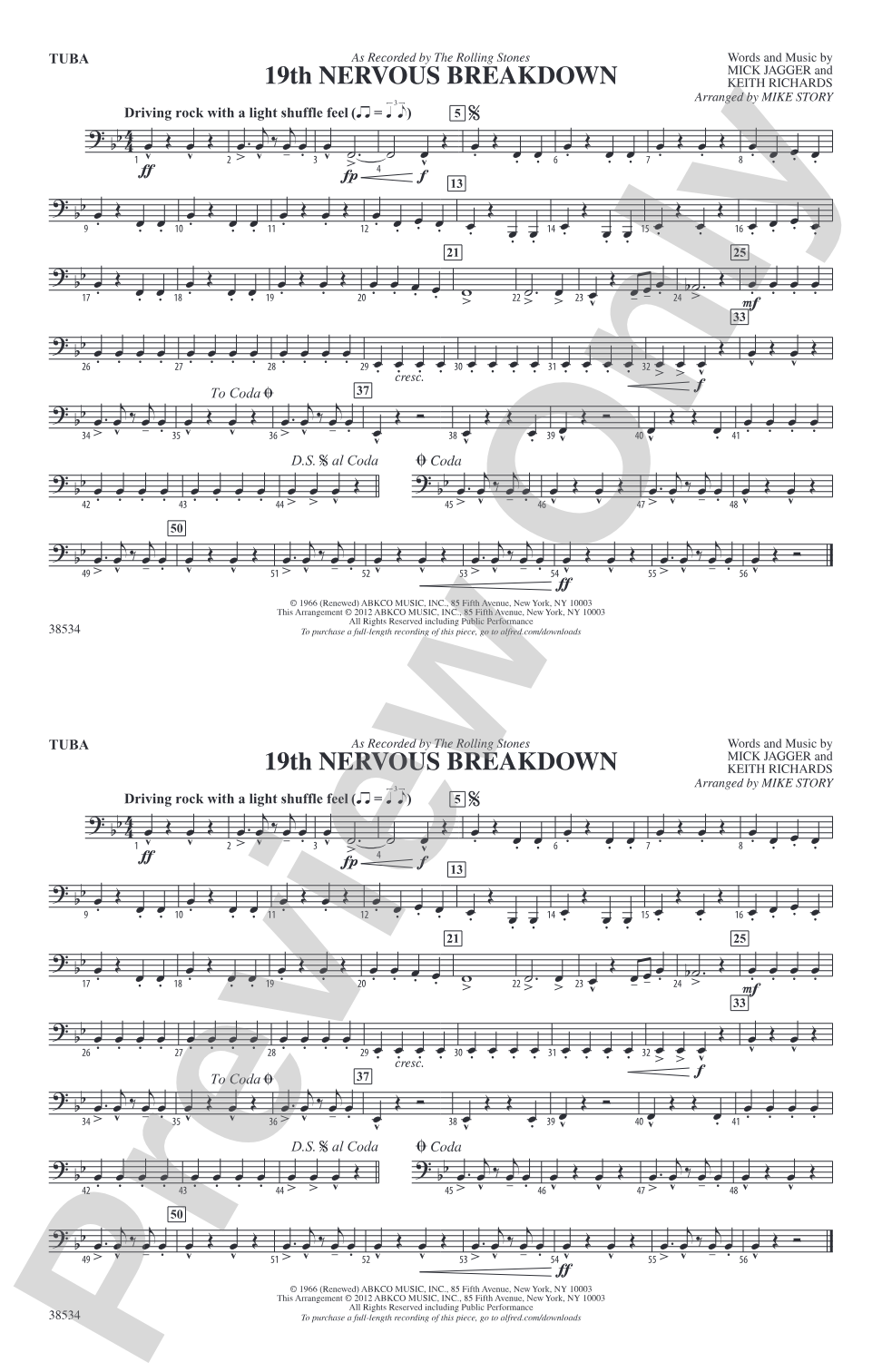 19th Nervous Breakdown: Tuba