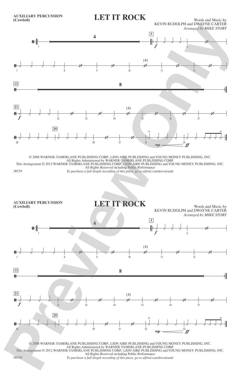 Let It Rock: Auxiliary Percussion