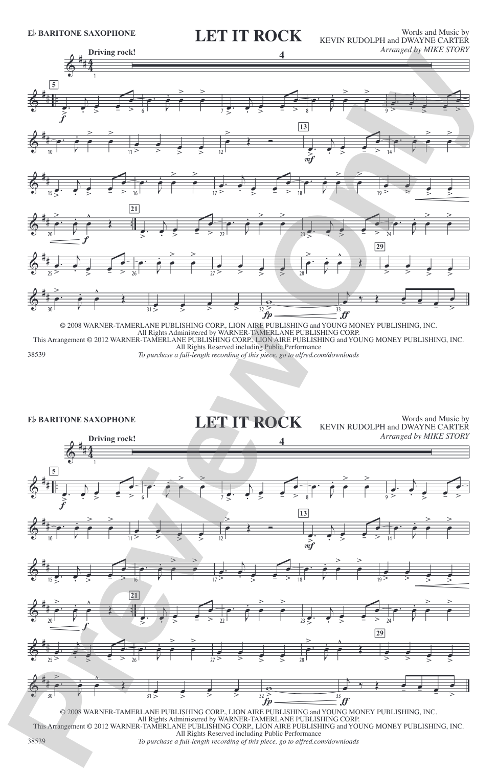Let It Rock: E-flat Baritone Saxophone