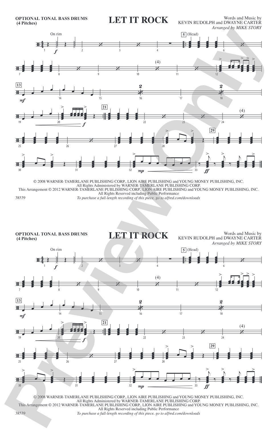 Let It Rock: Tonal Bass Drum