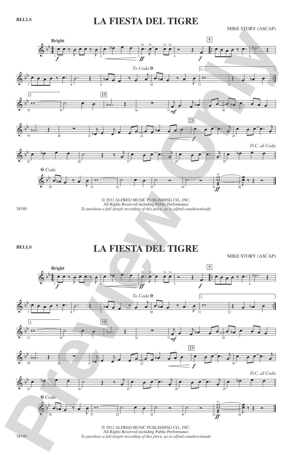 La Fiesta Del Tigre: Bells