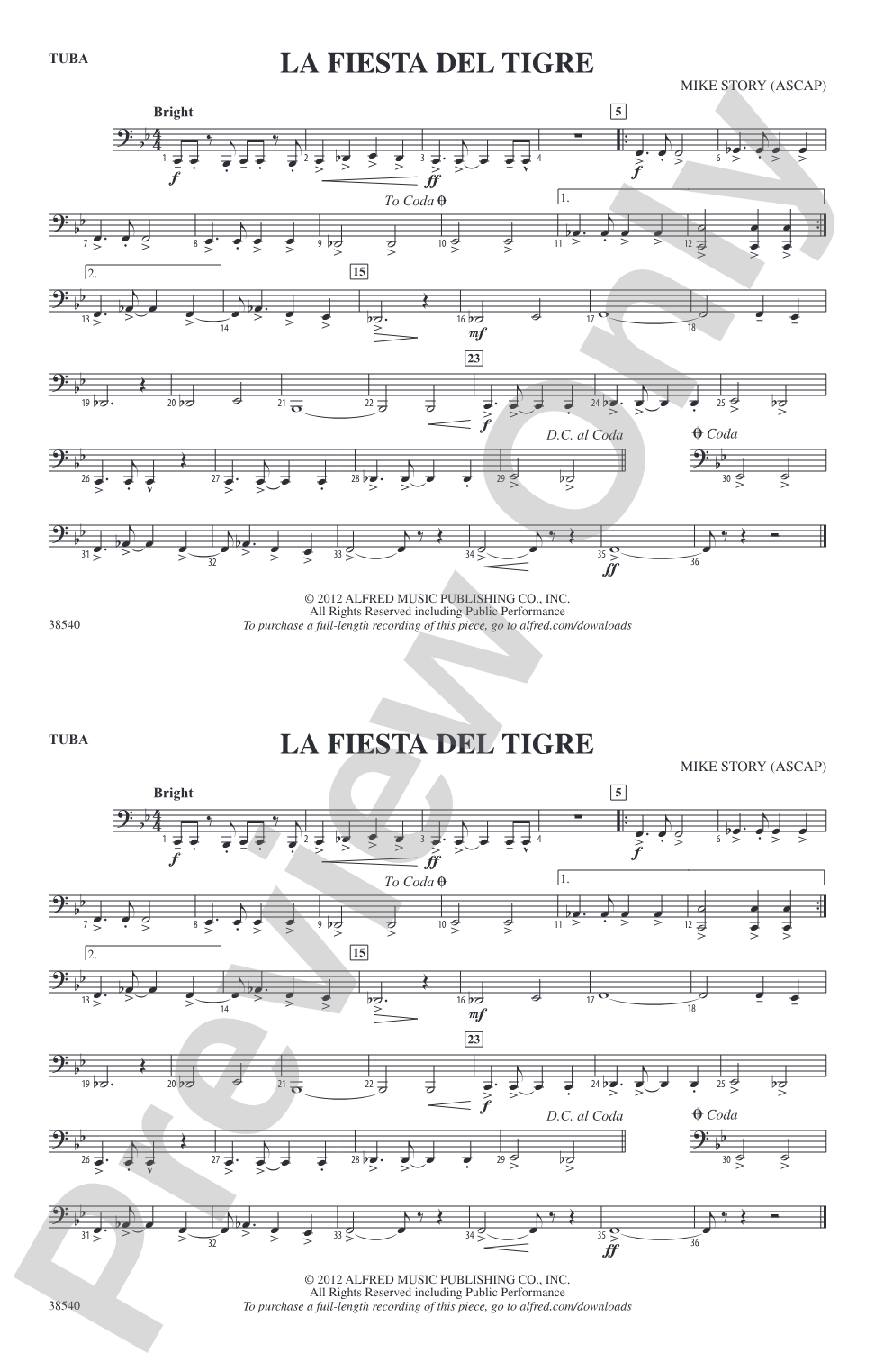 La Fiesta Del Tigre: Tuba