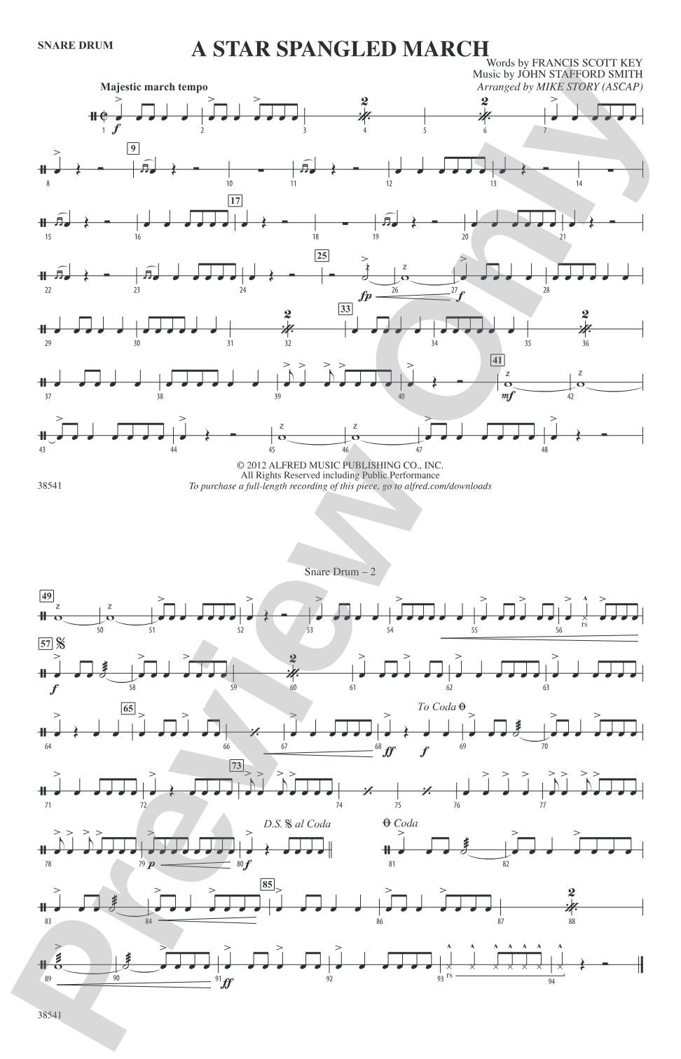 A Star-Spangled March: Snare Drum