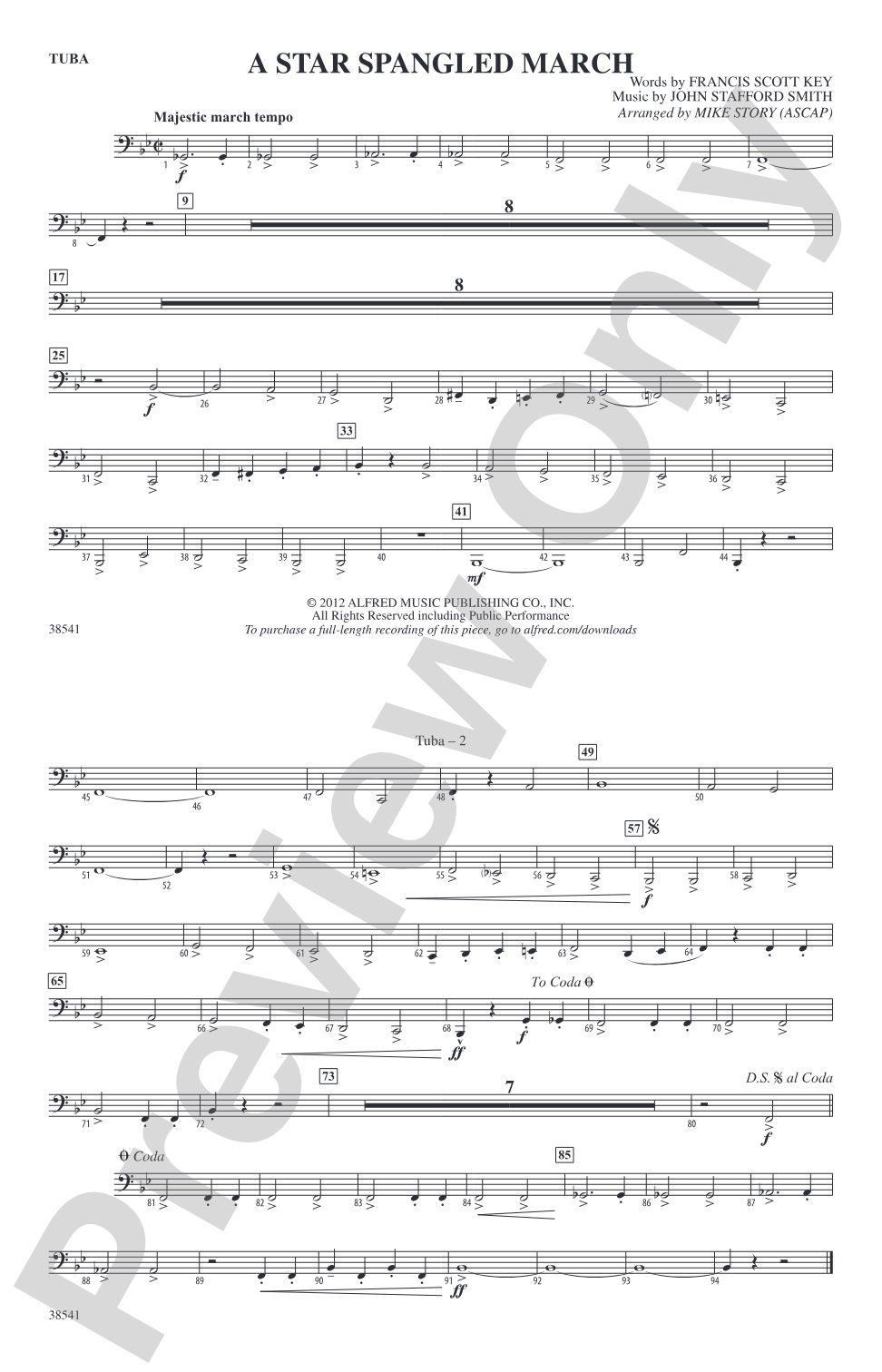 A Star-Spangled March: Tuba