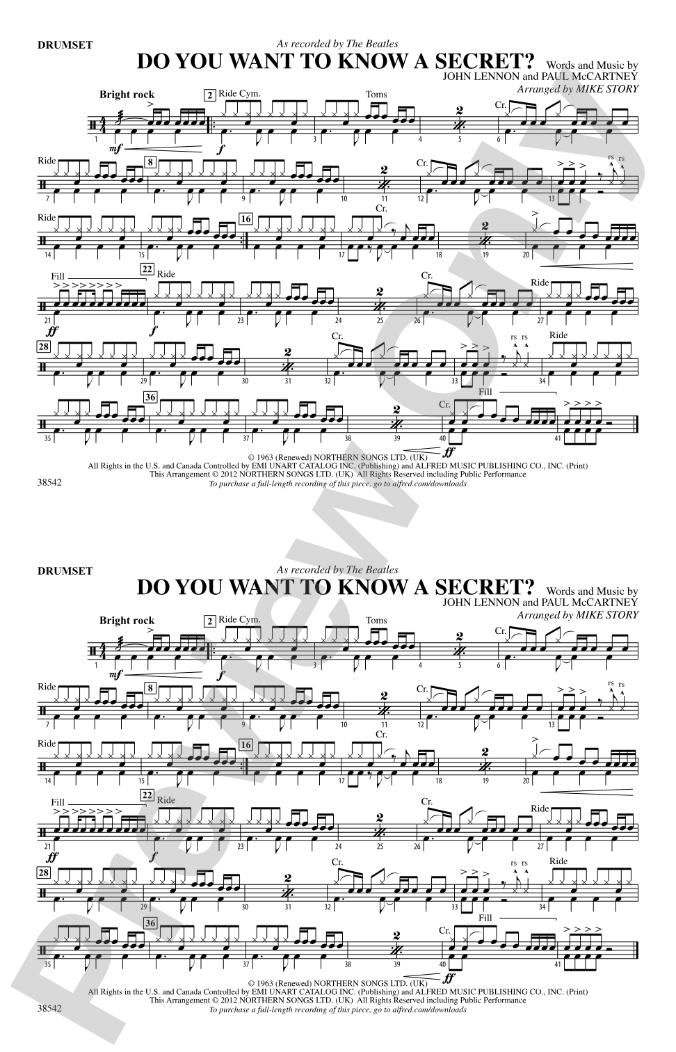 Do You Want to Know a Secret?: Drumset