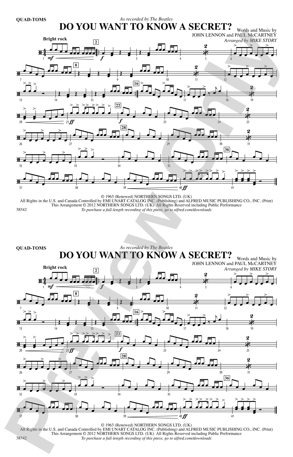 Do You Want to Know a Secret?: Quad-Toms