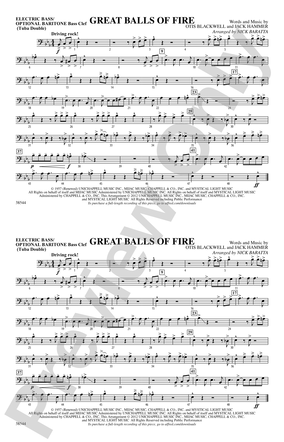 Great Balls of Fire: Electric Bass