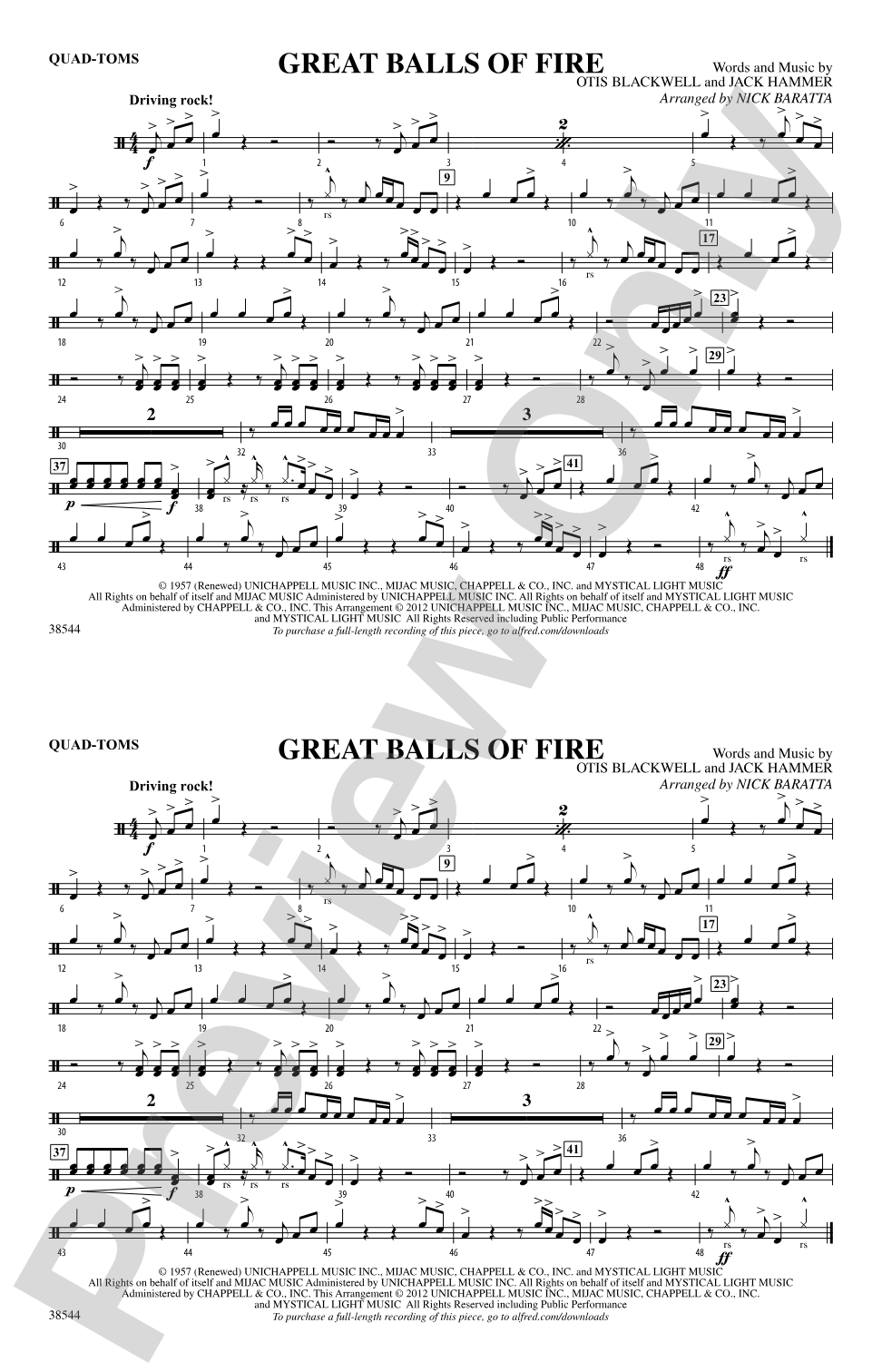 Great Balls of Fire: Quad-Toms