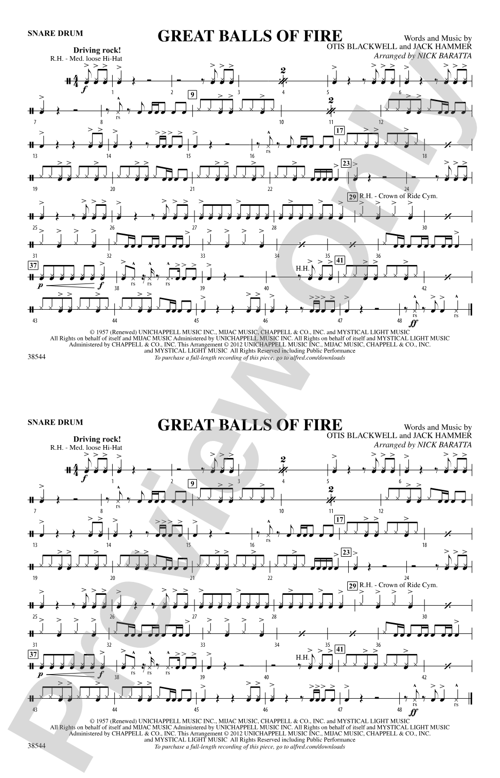 Great Balls of Fire: Snare Drum