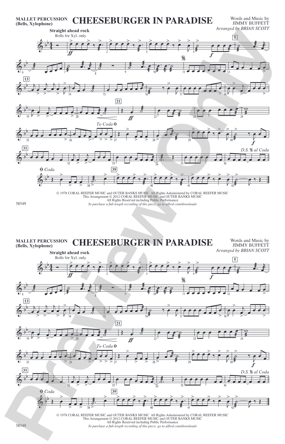 Cheeseburger in Paradise: Mallets