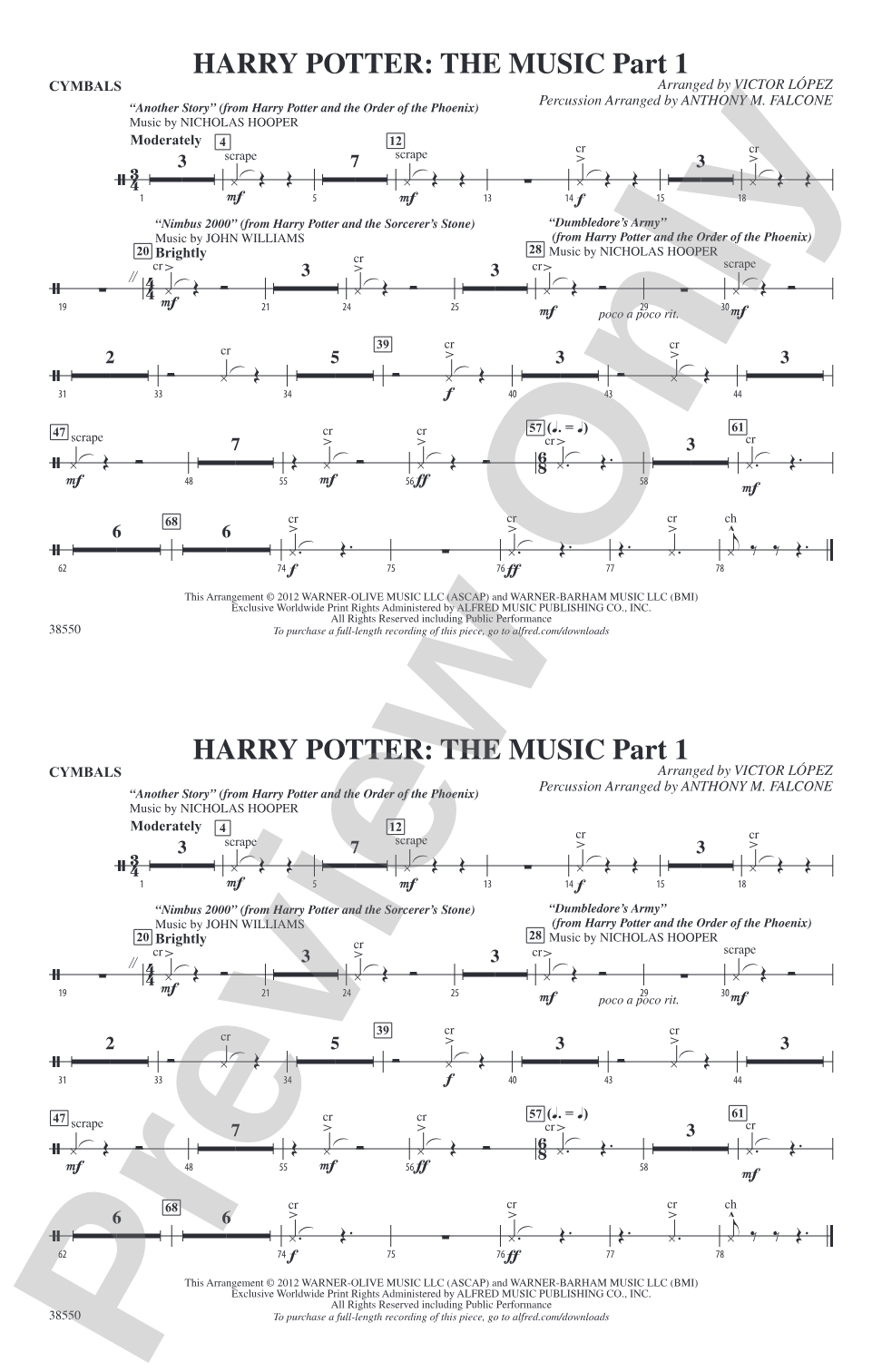 Harry Potter: The Music, Part 1: Cymbals