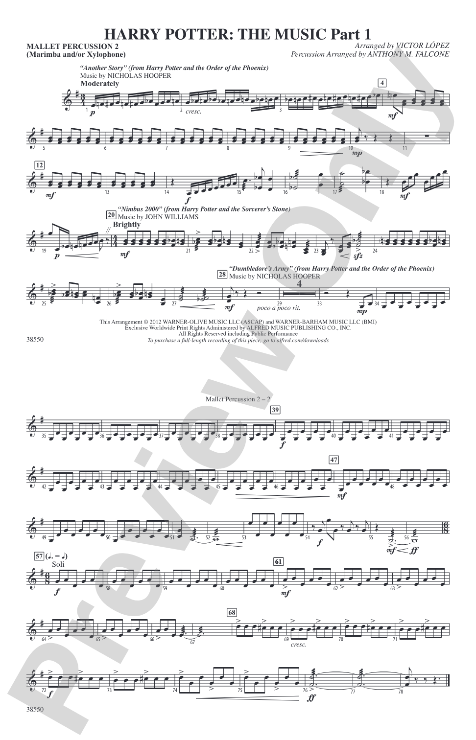 Harry Potter: The Music, Part 1: 2nd Mallet Percussion