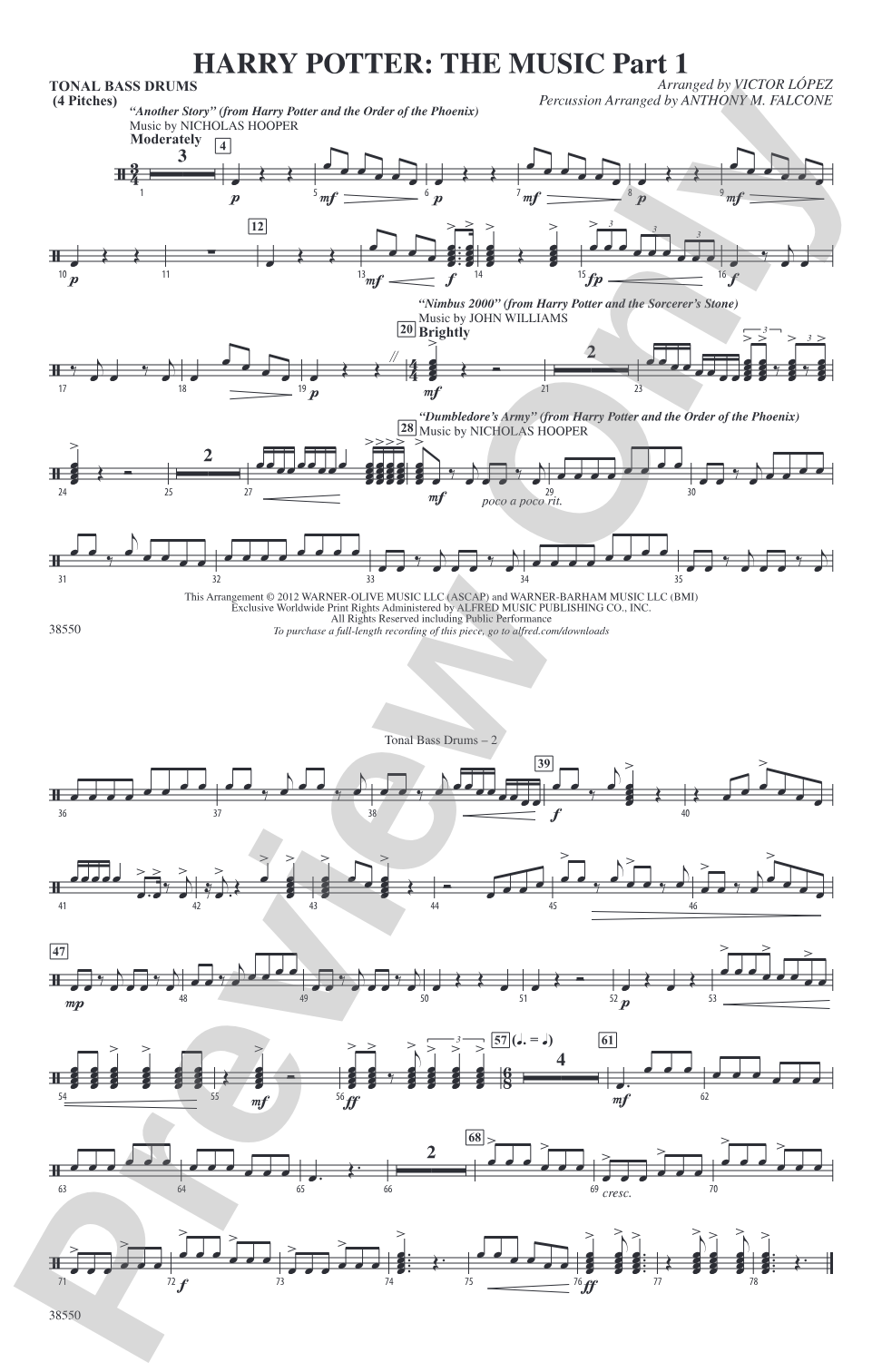 Harry Potter: The Music, Part 1: Tonal Bass Drum
