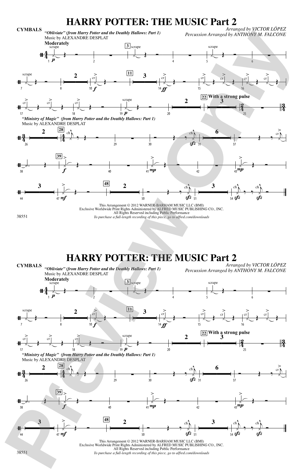 Harry Potter: The Music, Part 2: Cymbals