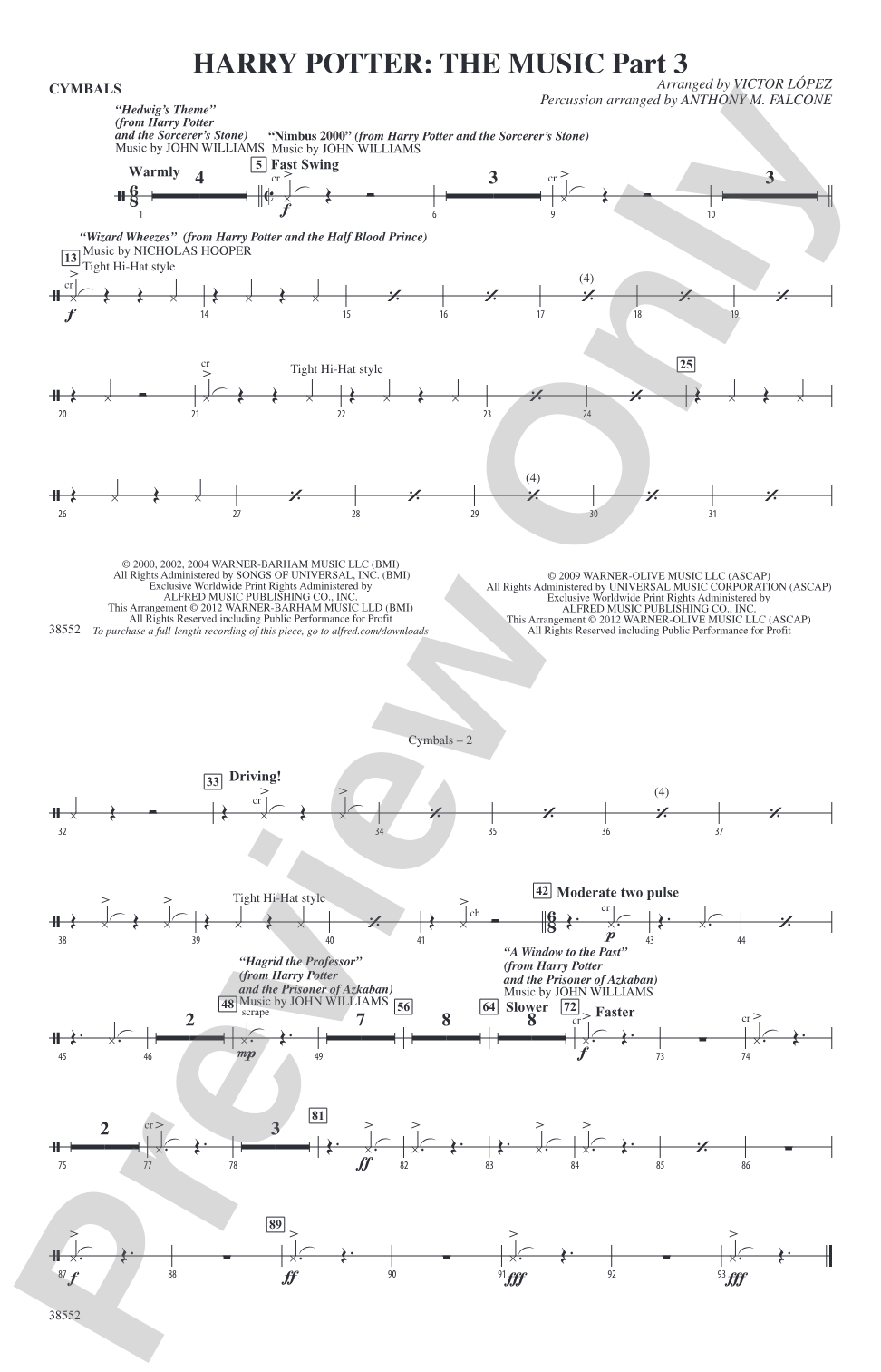 Harry Potter: The Music, Part 3: Cymbals