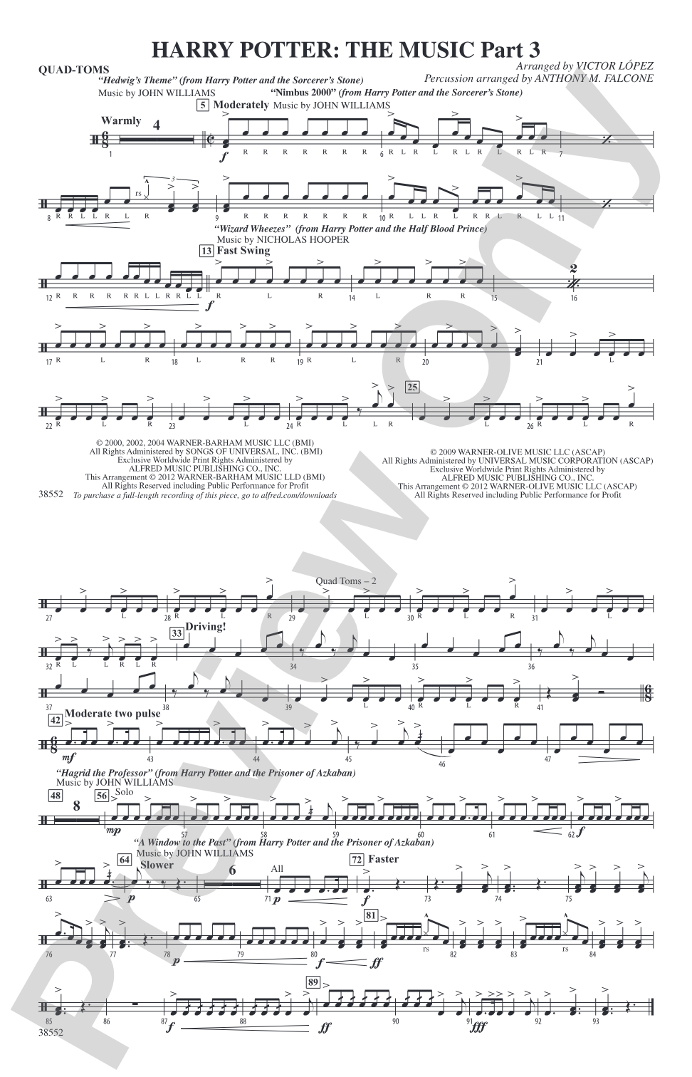 Harry Potter: The Music, Part 3: Quad-Toms