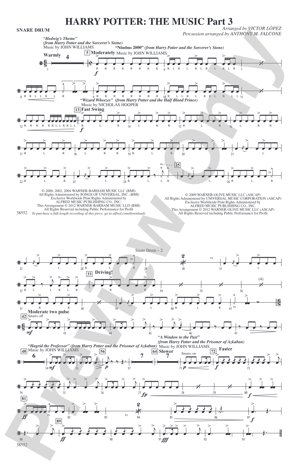 Harry Potter: The Music, Part 3: Snare Drum