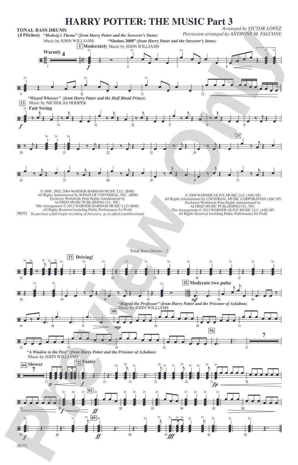 Harry Potter: The Music, Part 3: Tonal Bass Drum