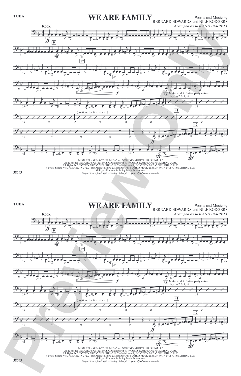 We Are Family: Tuba