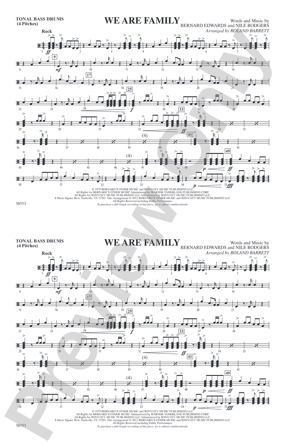 We Are Family: Tonal Bass Drum