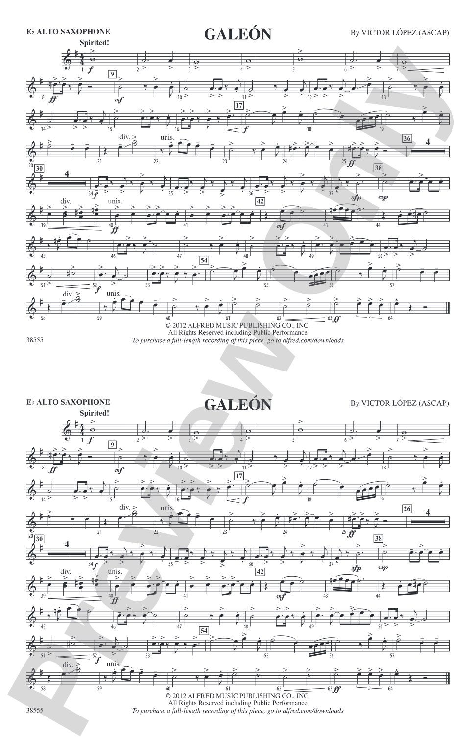 Galeón: E-flat Alto Saxophone