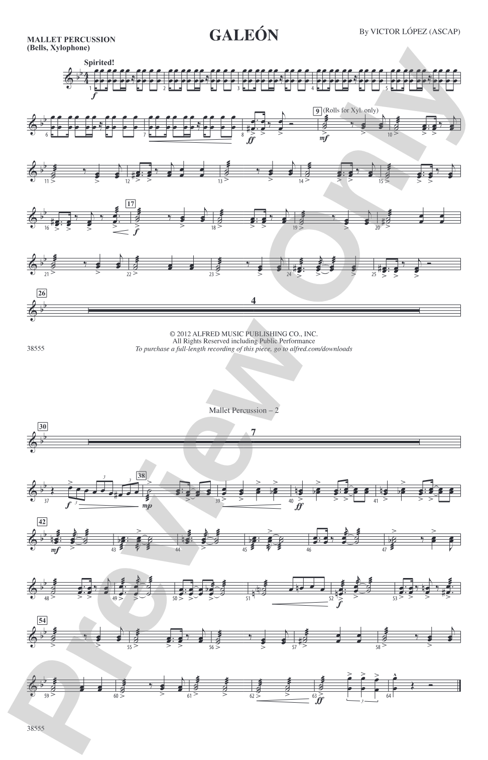 Galeón: Mallets