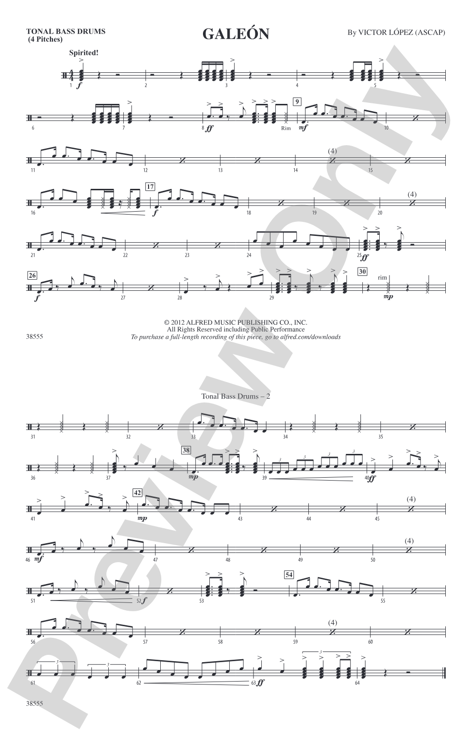 Galeón: Tonal Bass Drum