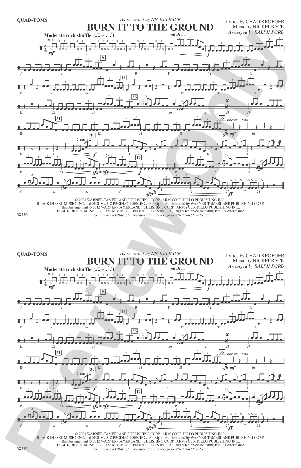 Burn It to the Ground: Quad-Toms