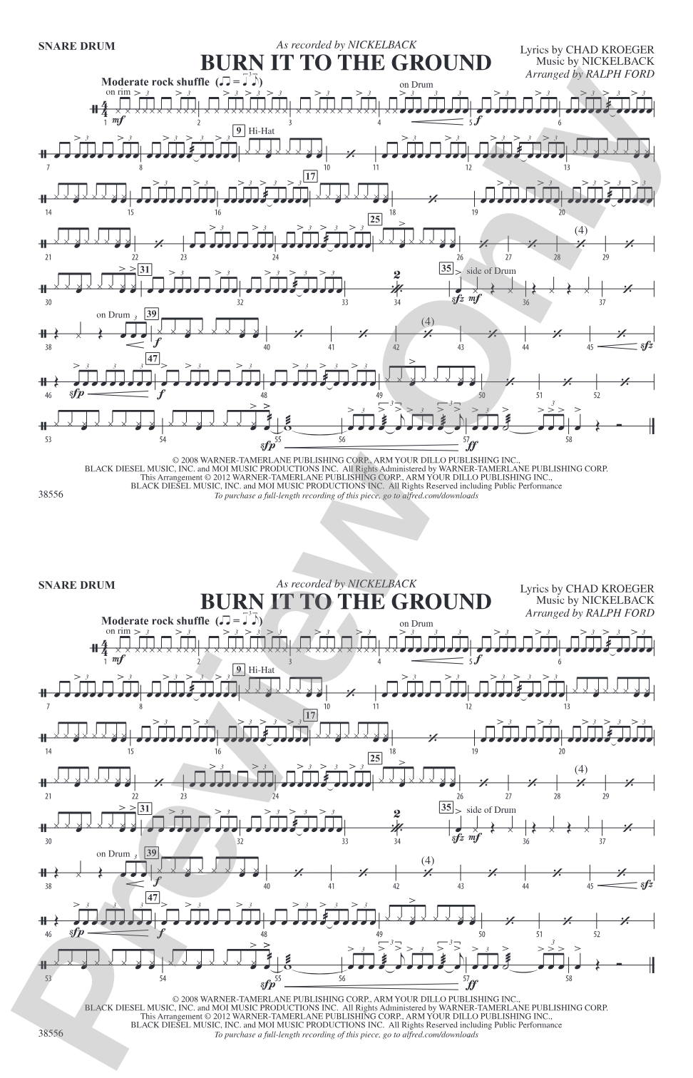 Burn It to the Ground: Snare Drum