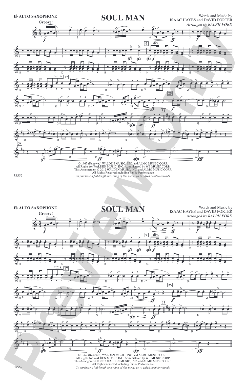 Soul Man: E-flat Alto Saxophone