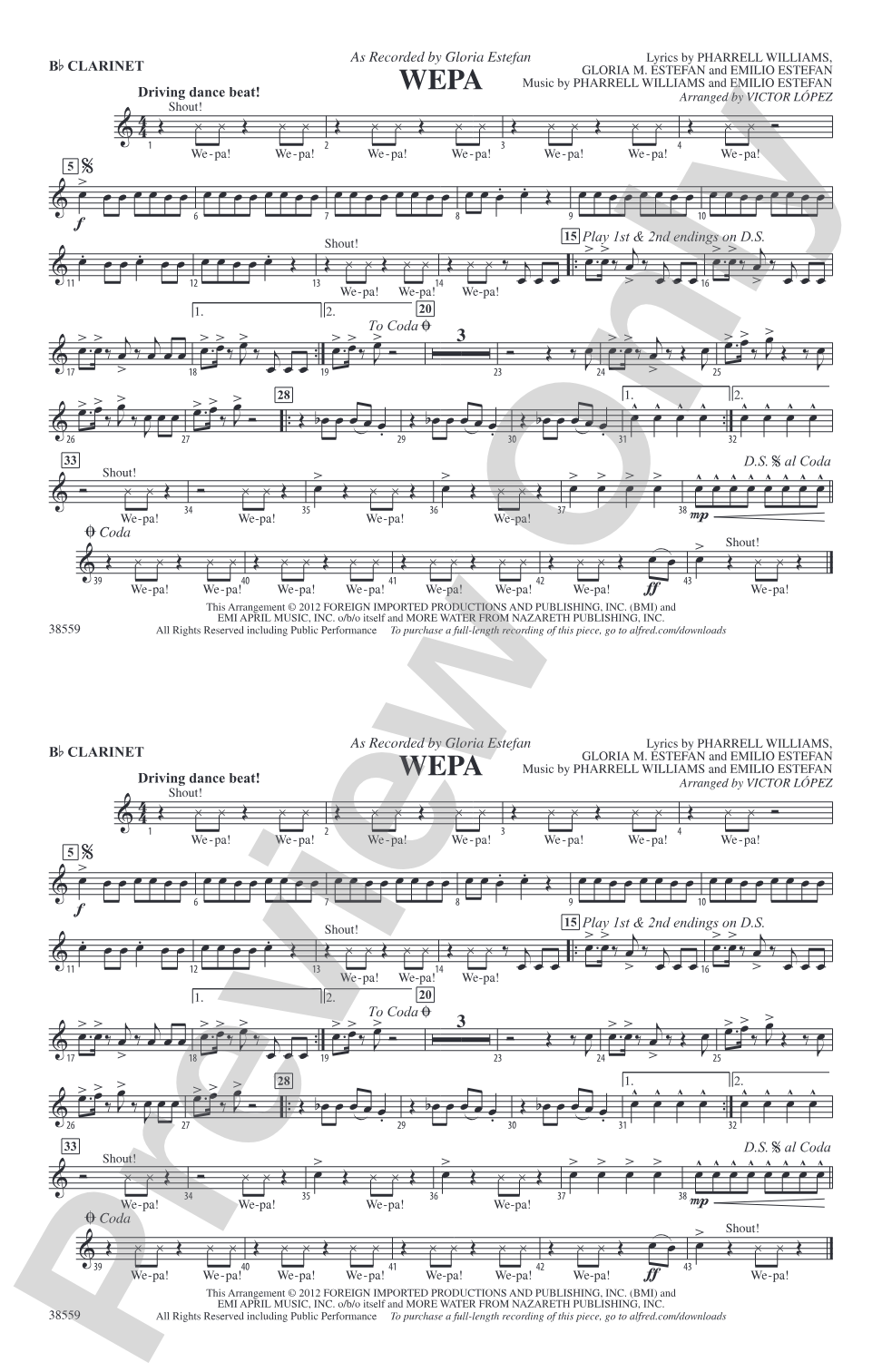 Wepa: 1st B-flat Clarinet