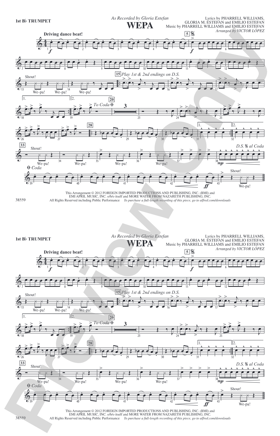 Wepa: 1st B-flat Trumpet
