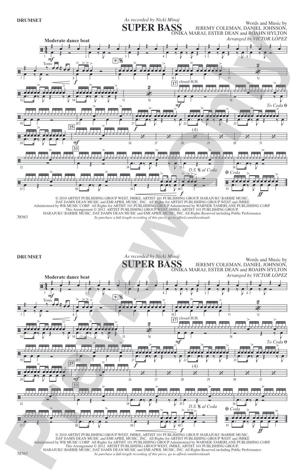 Super Bass: Drumset