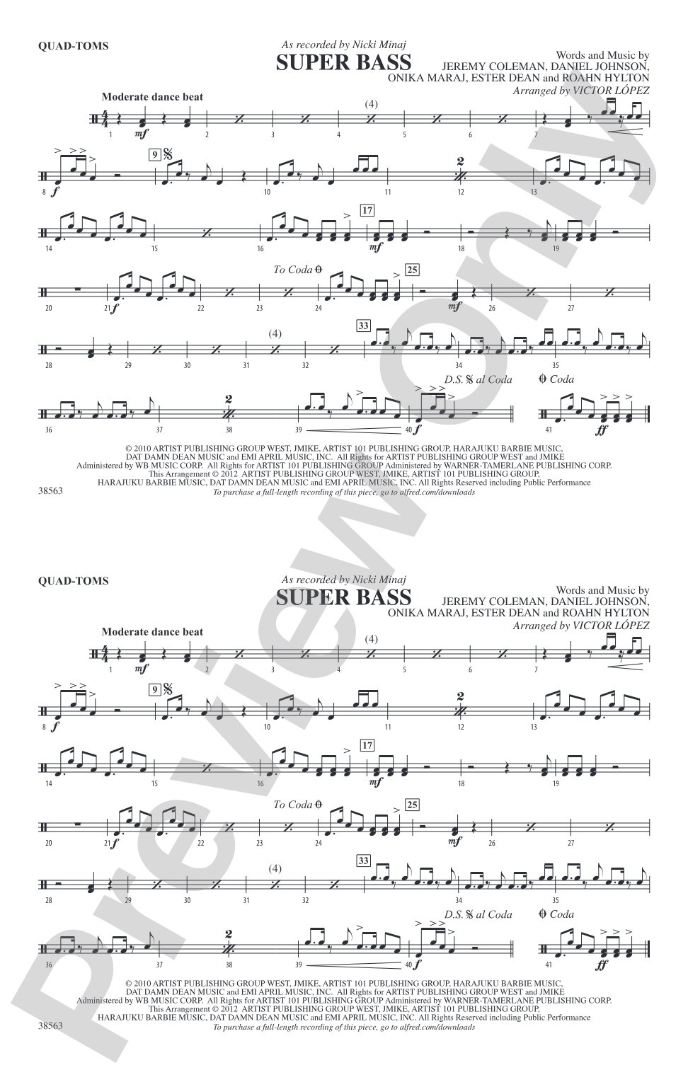 Super Bass: Quad-Toms