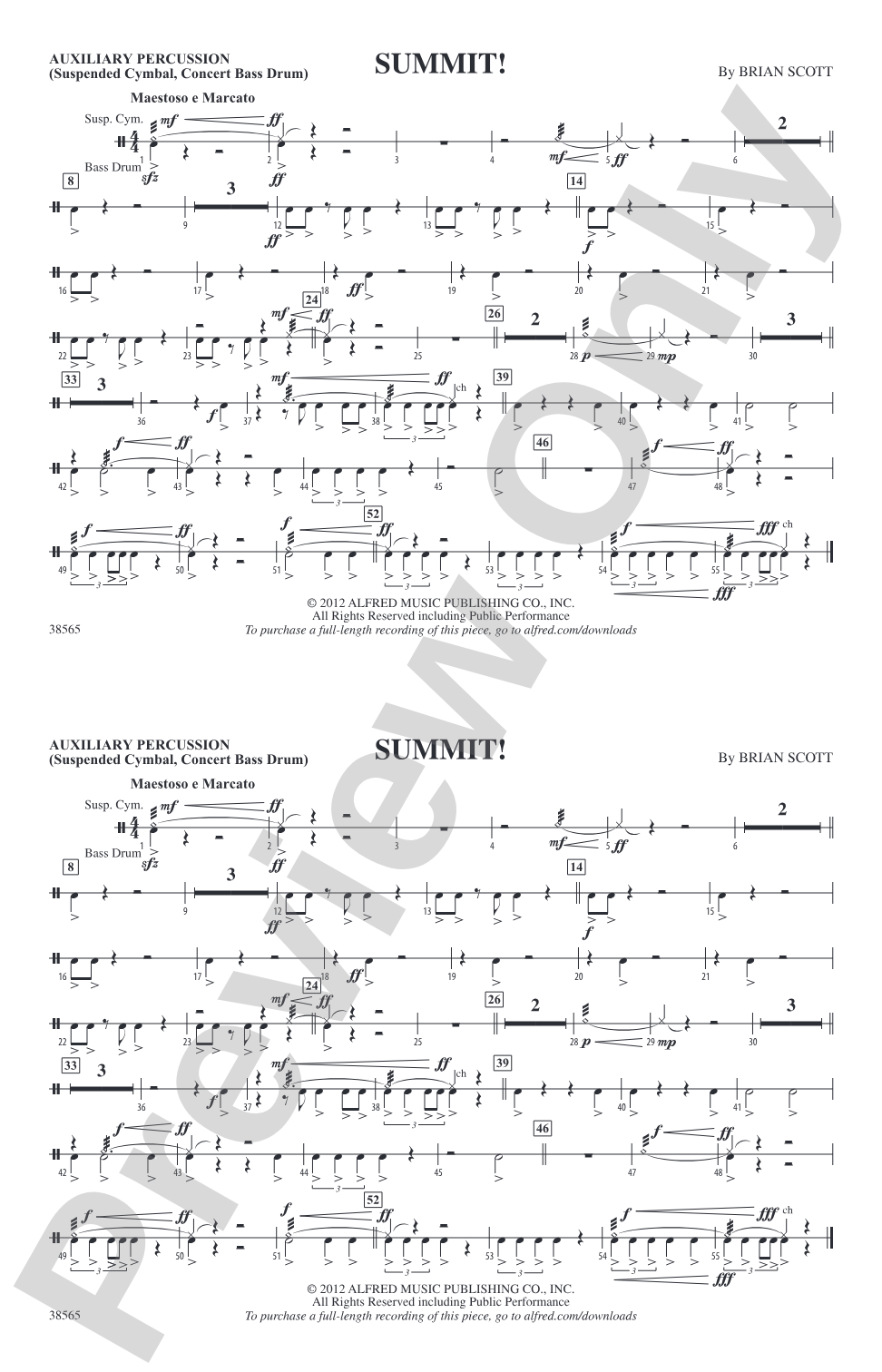 Summit!: Auxiliary Percussion