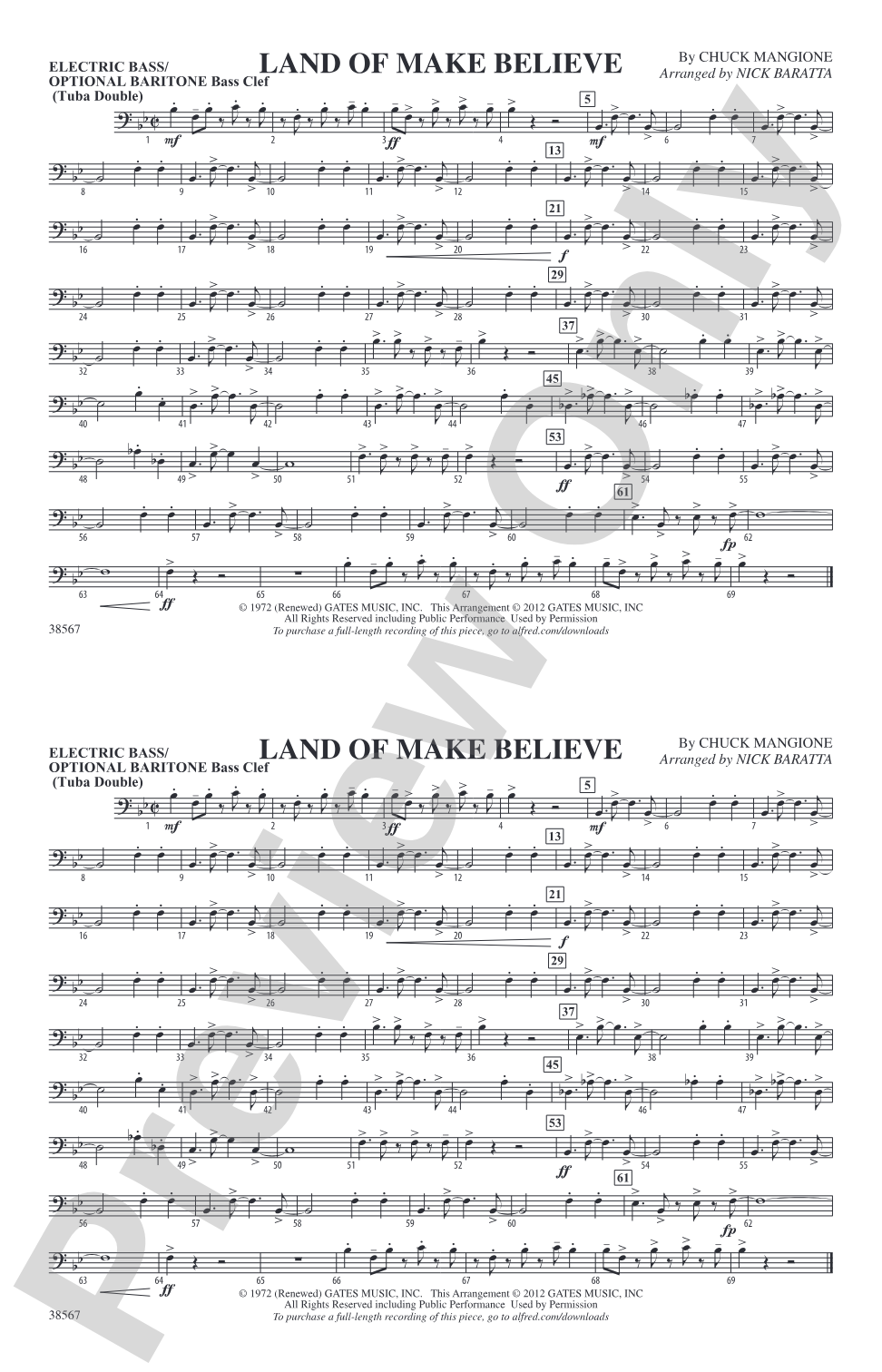 Land of Make Believe: Electric Bass