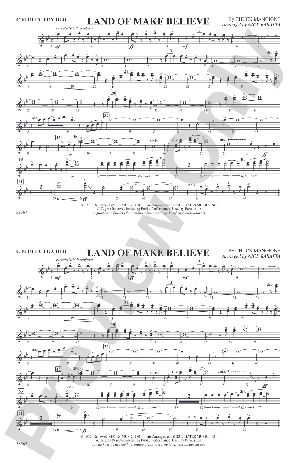 Land of Make Believe: Flute