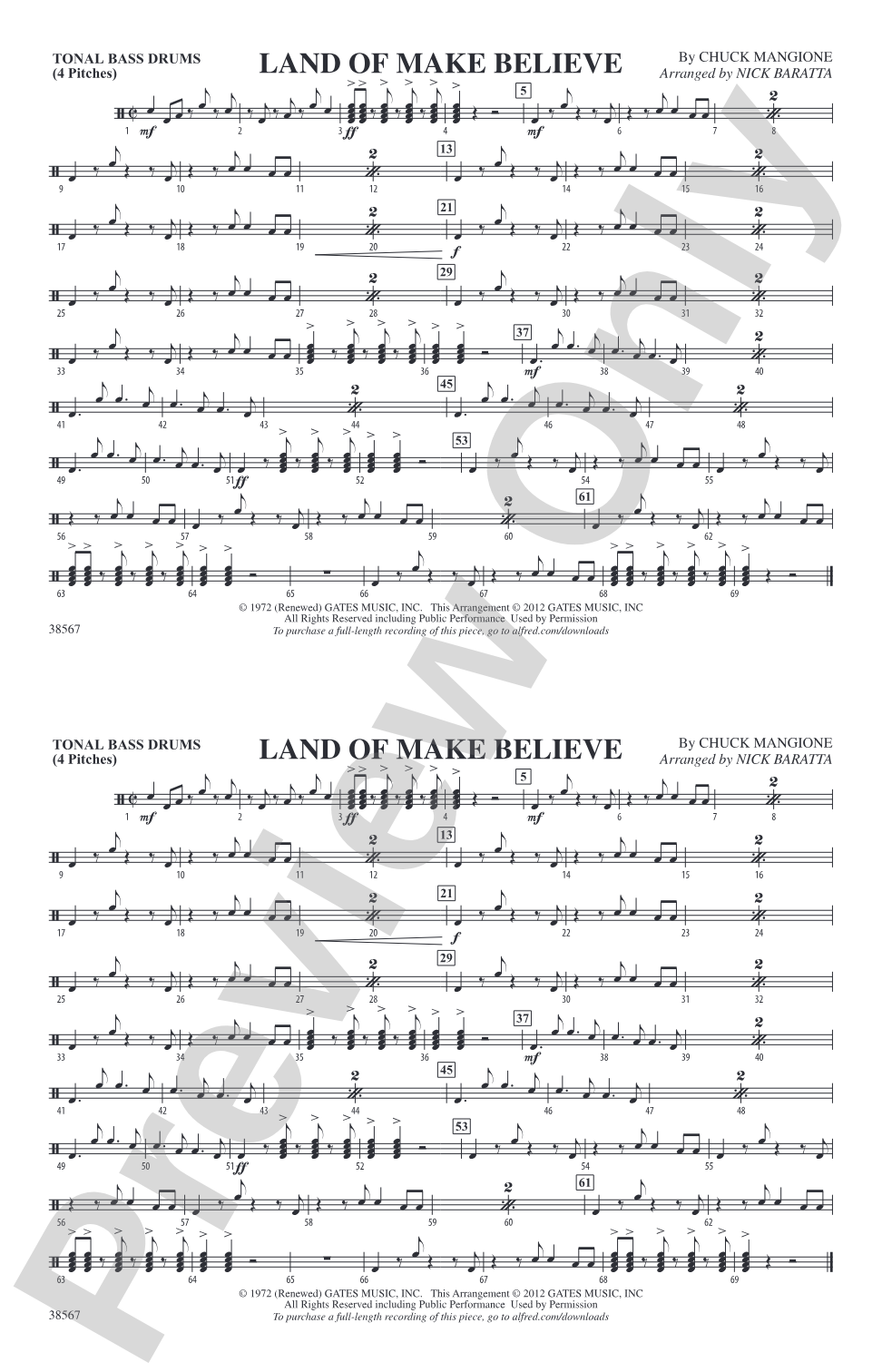 Land of Make Believe: Tonal Bass Drum